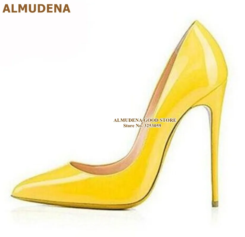 漆皮纯色尖头 (37)