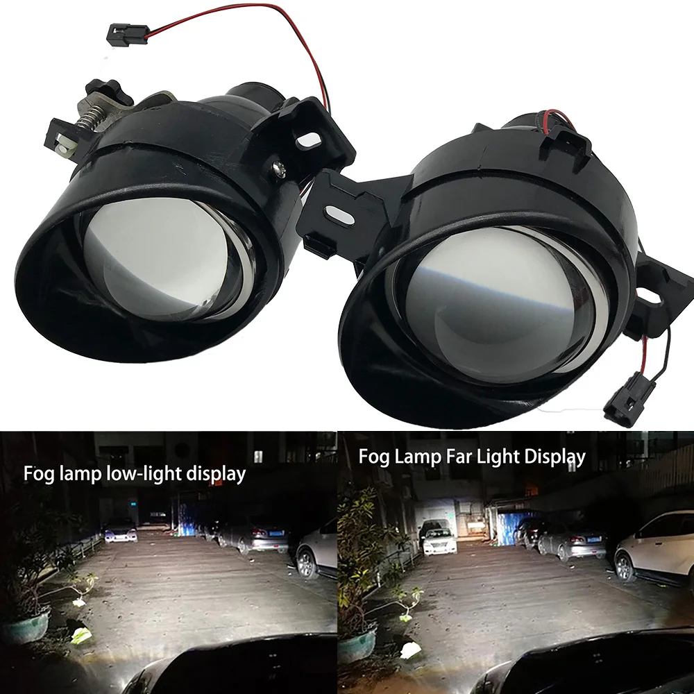 LED HID 12V H11 lens Fog Lamp Assembly Super Bright Fog Light For Nissan Almera 2 N16 2001-2006 Fog Light Halogen Fog Lamps CCC