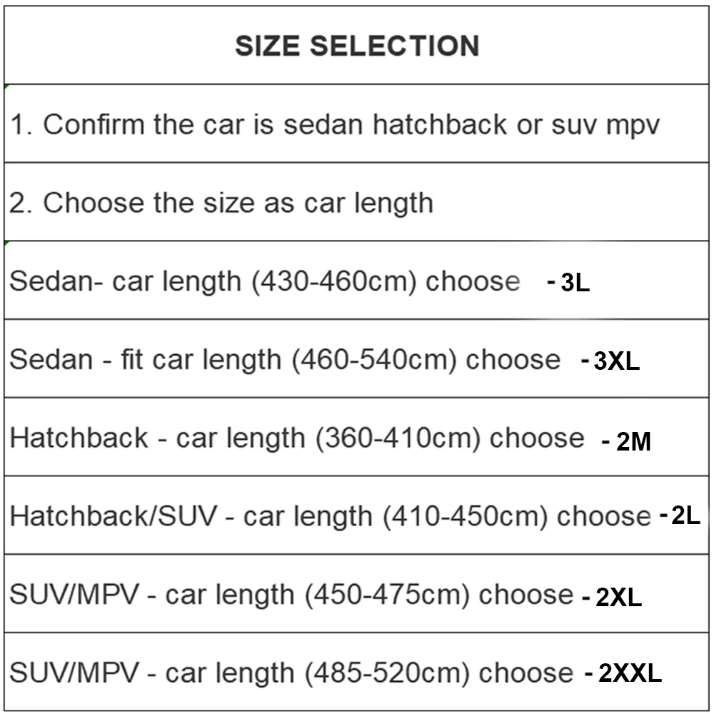 Up To 450 cm Fit Hatchback kayme Multi-layer Car Cover Waterproof All Weather For Automobiles Outdoor Full Cover Rain Sun Uv Protection With Zipper Cotton 2L