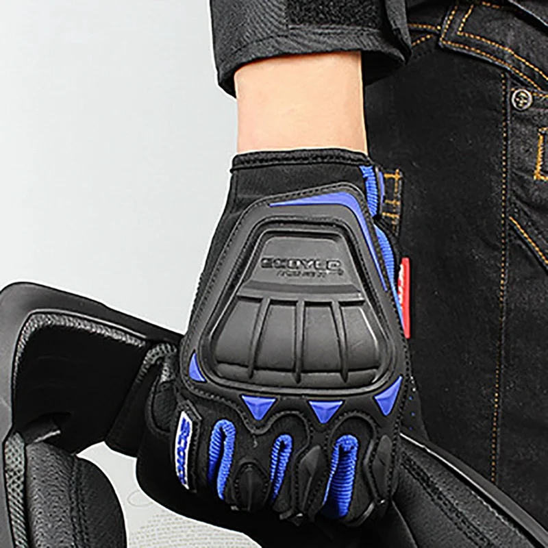 Велосипедные перчатки полный палец дышащий Регулируемый Открытый Мотоцикл электромобиль оборудование для езды, для гонок, волшебная палочка перчатки