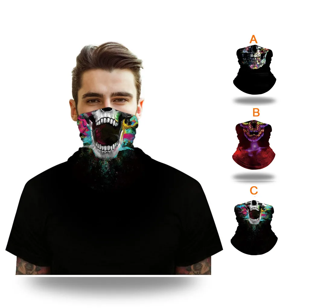 

3D Printing Multi-Functional Magic Neck Cover Scarf Mask For Men And Women Beach Wind Running Bandana August 6th