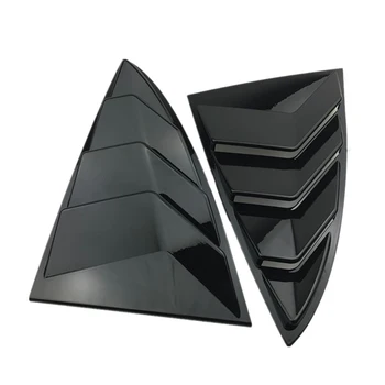 

2pac Rear Quarter Panel Window Side Louvers Vent Trim for Tesla Model 3