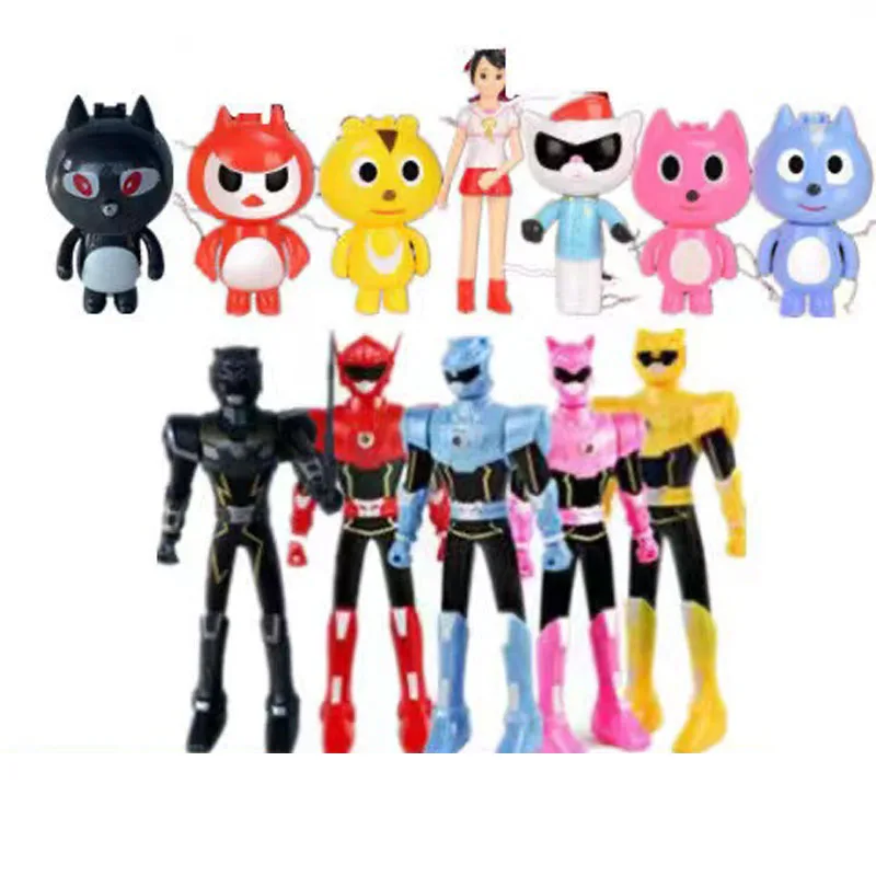 Caldo! Giocattoli Di Trasformazione Miniforce X Volt Semey Air Force Secret Commando Dolls - Set Di 10-12-Ottimo Regalo Per Bambini-Pw1531