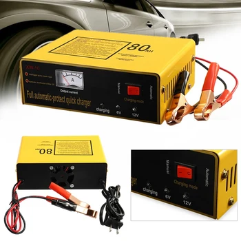 

Us Plug 6V/12V 80Ah 140W Automatic Intelligent Car Battery Charger Negetive