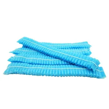 

100pcs/bag Disposable Sterile Cap Non-Woven Cap For Beauty Salon Tattoo Surgery Dental Lab Tools Materials