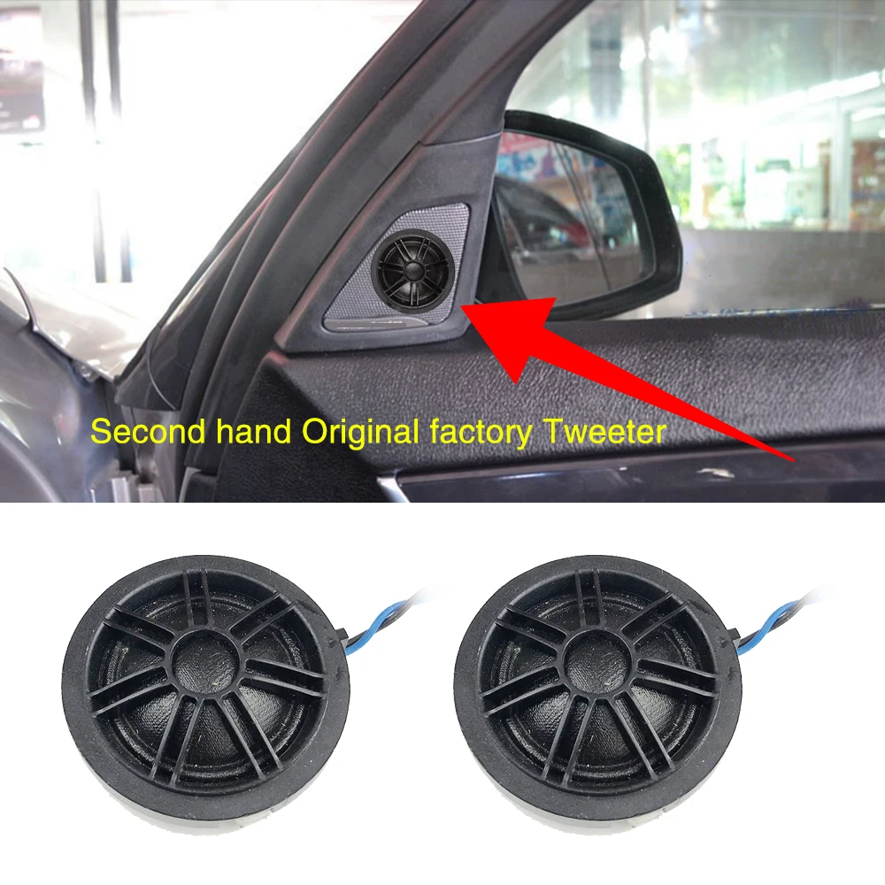 

Original factory tweeter for BMW f10 f11 80% new second hand front door speaker Hi-Fi music stereo range frequency horn speaker