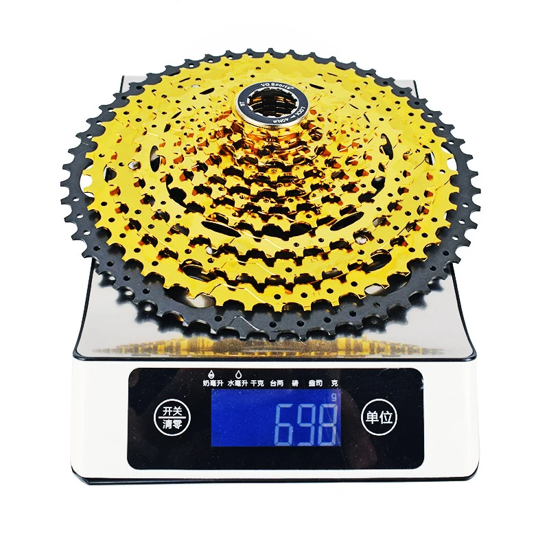 

11 Speed 11-52T Wide Gear MTB Gold Bicycle Cassette Freewheel Sprockets