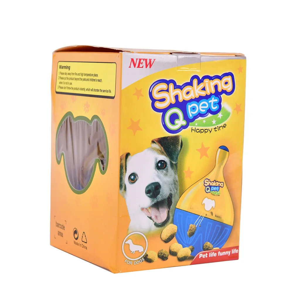 Pet Feeding Ball Cat Dog Toys yellow