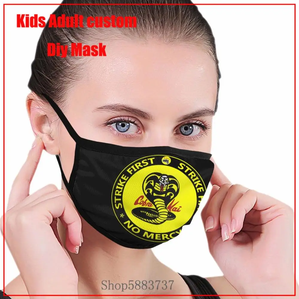 Cobra Kai Dojo Strike первый дизайн защитная маска для лица mascarilla masque лицевая смываемая pm2.5