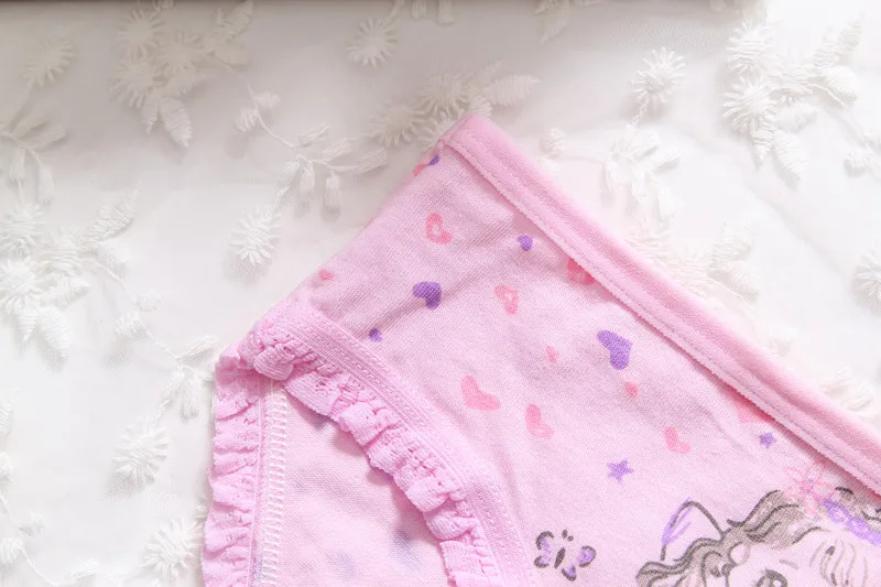 4pcs/lot fashion kids panties girls' baby underwear lovely child panties female clothing children cartoon Underwear briefs Girl