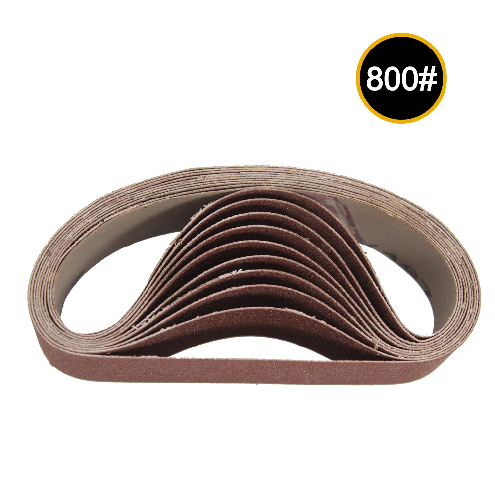 10pcs 30x330mm Abrasive Sanding Belts 800 Grit Sanding Grinding
