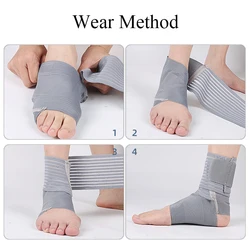 Sports Ankle Brace Knee Cover Comfortable Ankle Protector Pure Color Foot Cover Elastic Bandage Gear Gym Fitness Accessories