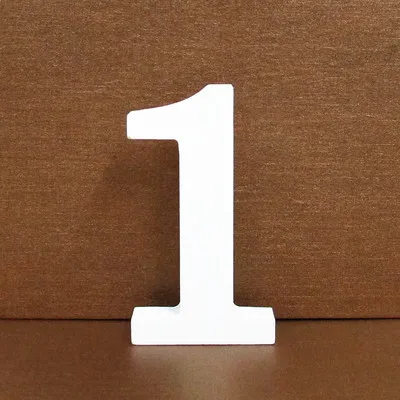 White Wooden Alphabet Letter for Personalized DIY Art and Home Decor, 10cm