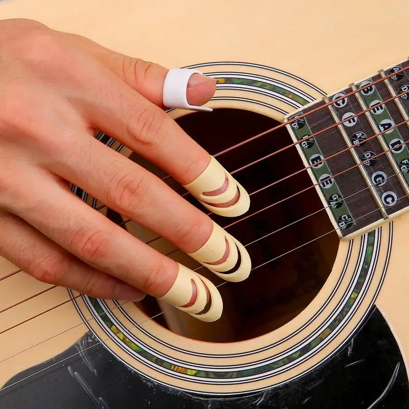

3 Pcs Alaska Picking Index Fingers Using Acoustic Electric Guitar Stringed Instrument M / L Guitar Accessories