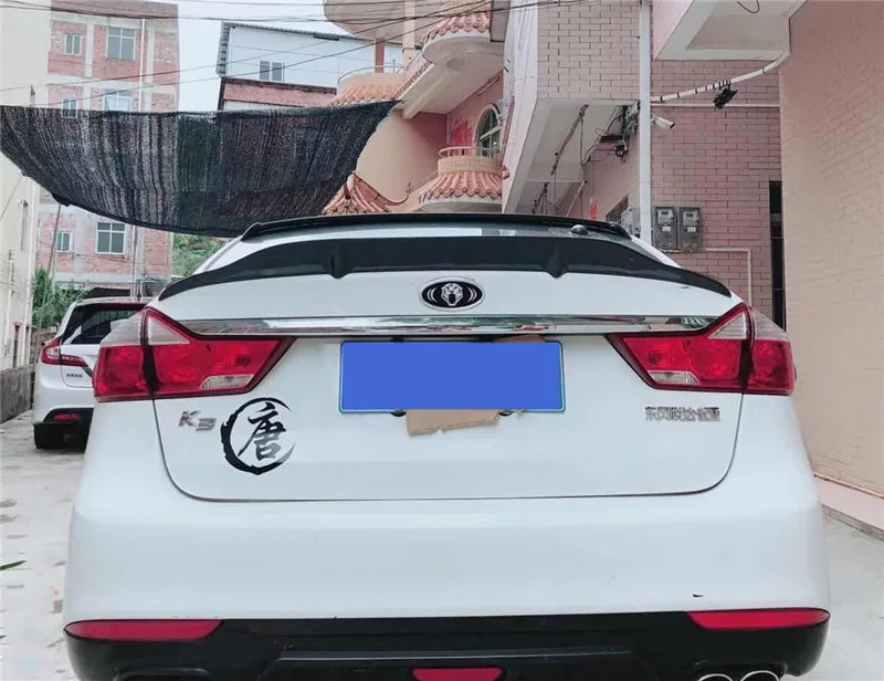 for Kia K3 spoiler high quality carbon fiber / FRP material primer car rear wing spoiler