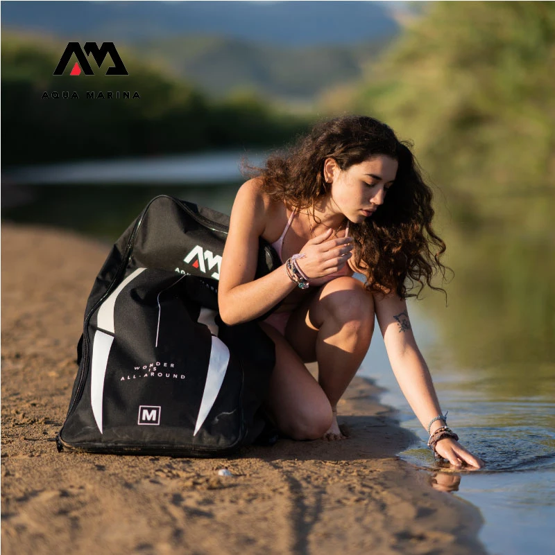 AQUA MARINA Big Capacity Oars Storage Bag 5 Sizes Zipper Waterproof Backpack Aquatic Sports Accessories Canoe Surfing Drift Bag