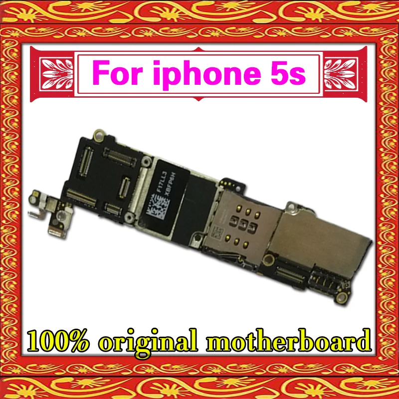 6gb/32gb/64gb for iphone 5s motherboard without /With Touch ID, original unlocked for iphone 5s motherboard