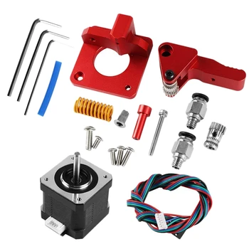 

3D Printer Accessories Upgrade Aluminum Dual Gear Right Hand Dual Extruder Upgrade Kit for Btech Dual Drive Extruder for Crealit