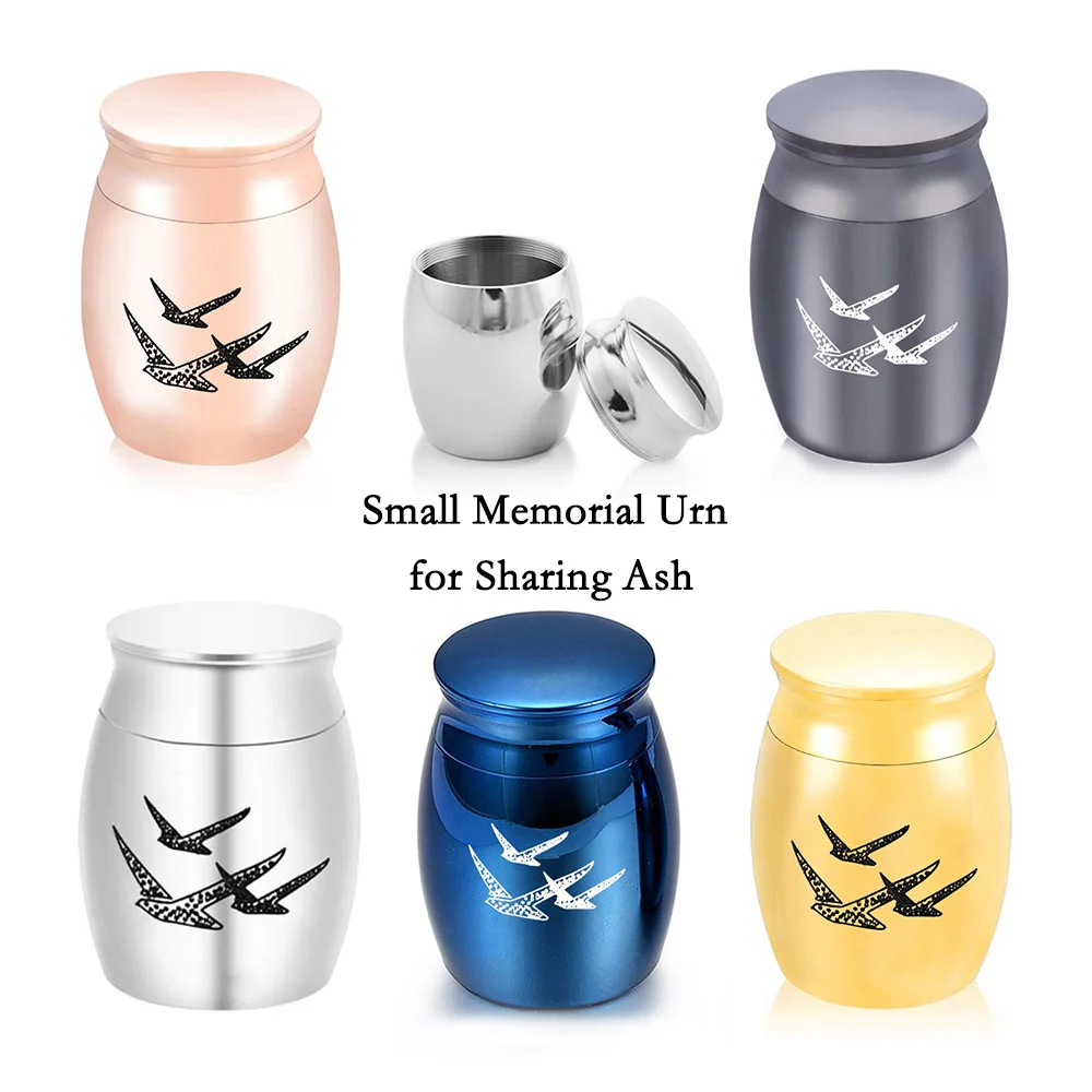 Human/Pet Memorial Urns 3 Birds Cremation Ashes Urn Keepsake Small Casket for Funeral Sharing Loved Ones Ash