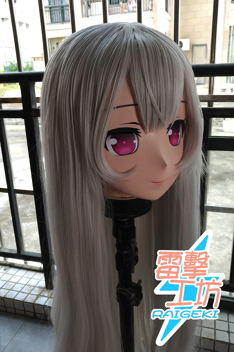 RAIGEKI MAKS 03) Смола 3/4 голова женщина/девушка кигуруми аниме Карнавальная маска кроссдресс Япония роль Лолита Трансвестит кукла BJD Cos