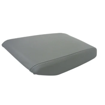 

Car Center Console Armrest Leather Synthetic Cover for Toyota Highlander 08-13 Gray