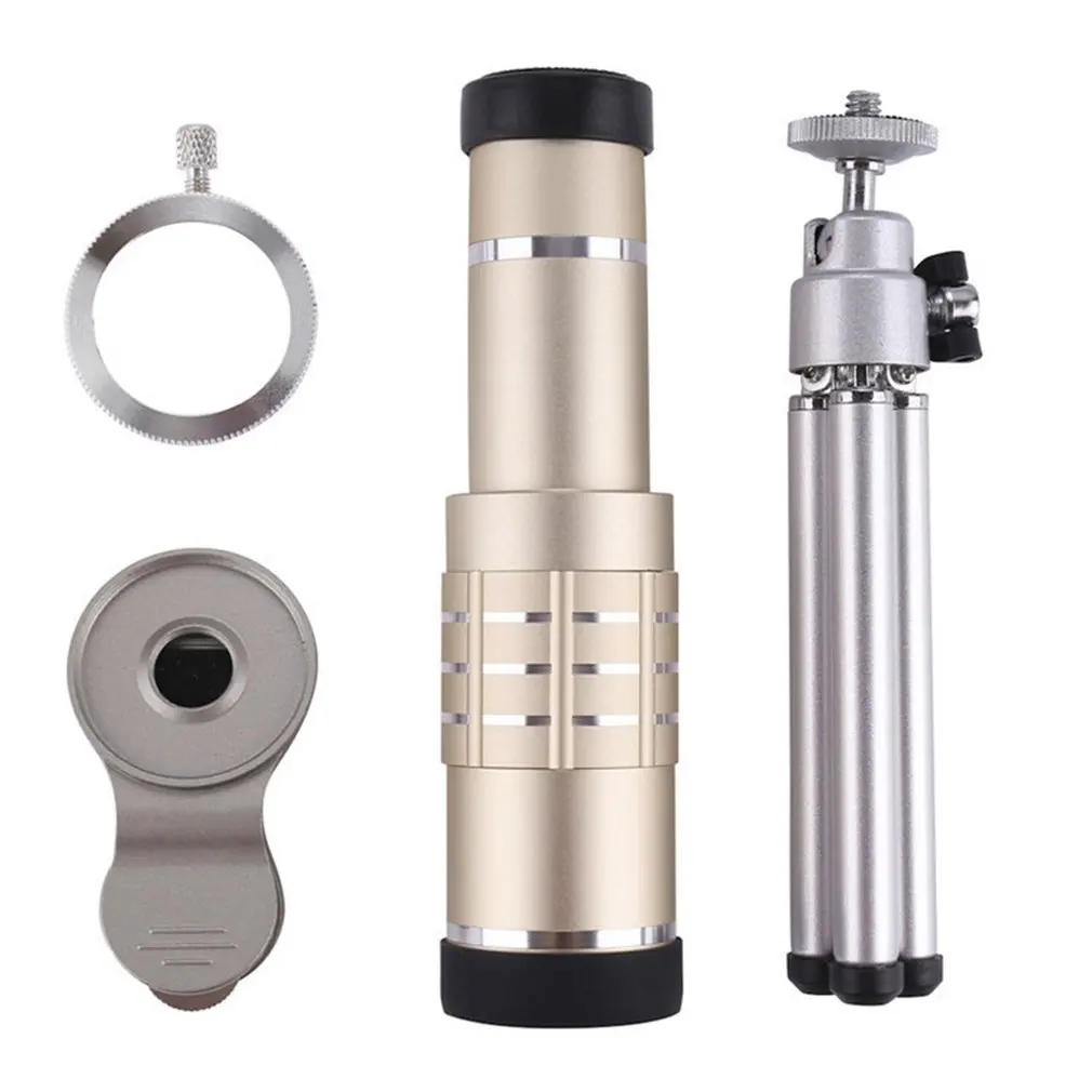 

Universal 18X Magnification Zoom Camera Telephoto Telescope Lens Tripod Adjustable Clip Range For Cellphone Smartphone