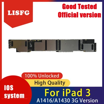 

WiFi+Celluar 3G Version A1416/A1430 For iPad 3 Motherboard,Unlocked Full Work Logic Board For iPad 3 Motherboard With IOS System