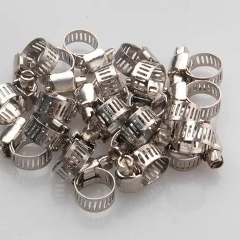 

Drive Clips Hose Clamps Silver Accessories Fuel Replacement Adjustable