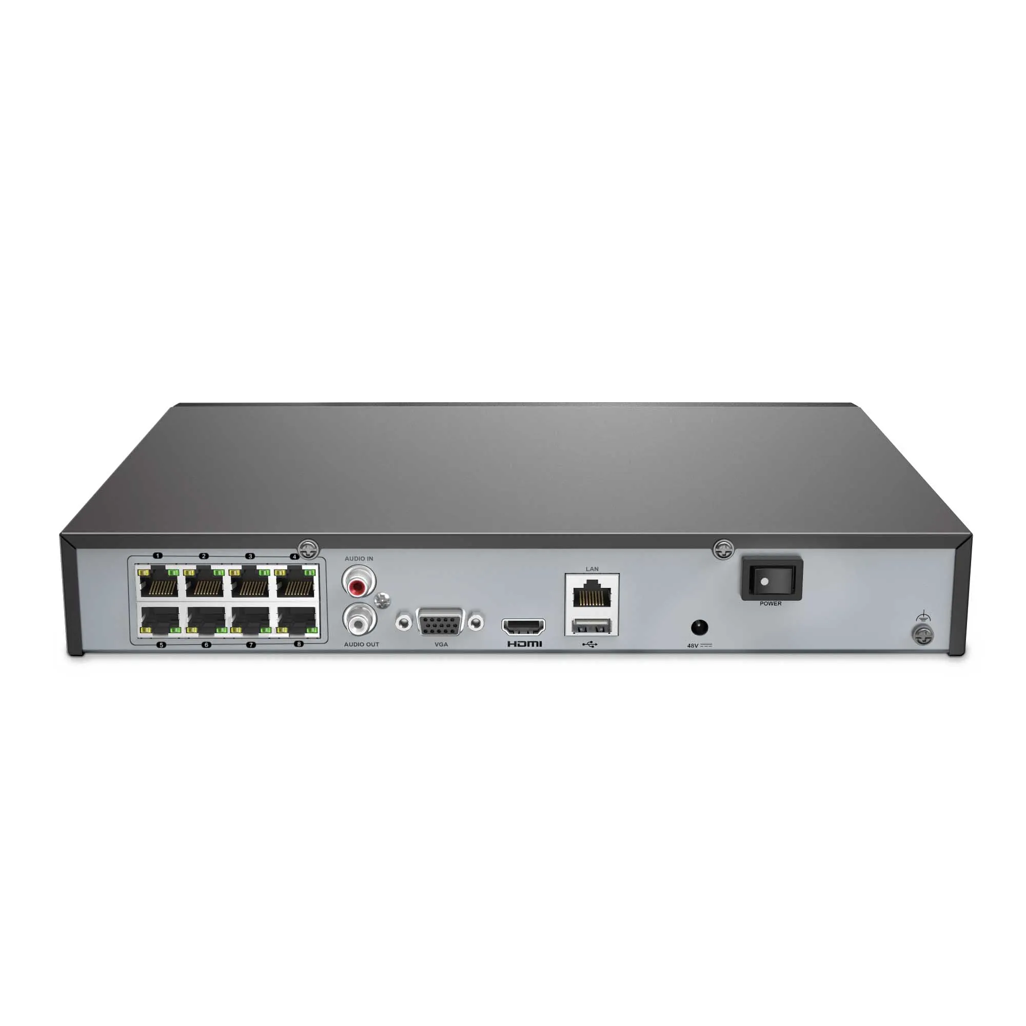 ANNKE 8CH 4MP POE видео система безопасности 4K NVR с 8 шт 4 мм 4MP Всепогодный ИК-вырез камеры ночного видения комплект камер видеонаблюдения для безопасности