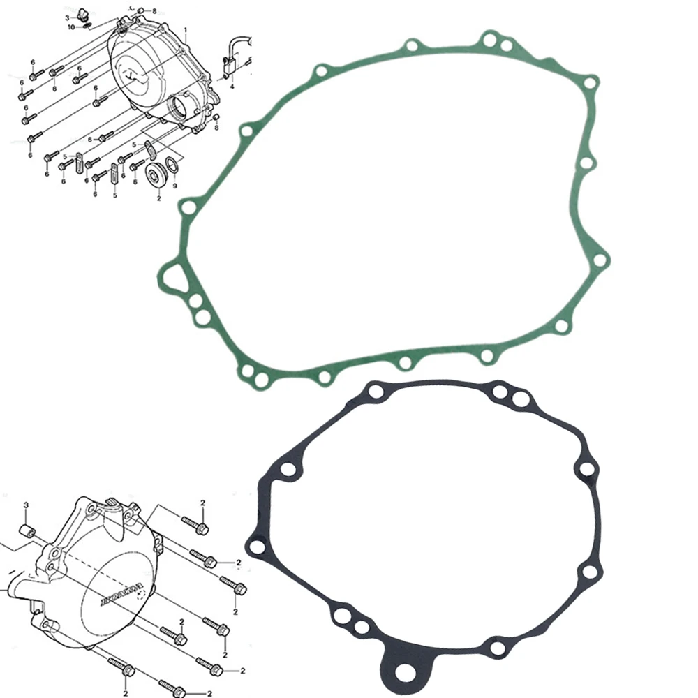 Motorcycle Alternator Crankcase Clutch Cover Gasket Kits For Honda