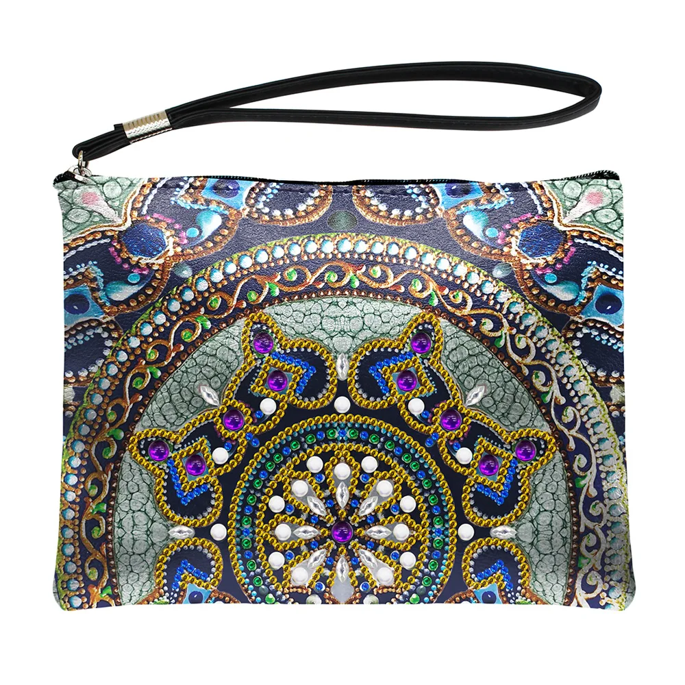 Mandala Special Shaped Diamond Painting Wallet Leather Handmade Bag DIY Embroidery Christmas Gift Girlfriend Mom | Дом и сад