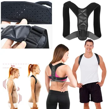 

Adults Body Posture Corrector Adjustable To All Body Sizes Off Shoulder Posture Correction Therapy Wrap Back Support Belt