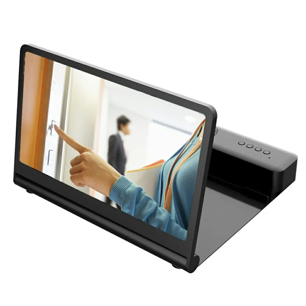 F12 Mobile Phone Screen Amplifier Audio Model Anti-slip Eye Protection Speaker Live Magnifying Glass Home | Мобильные телефоны и