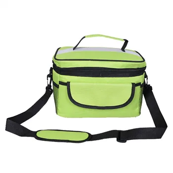 

BBQ Large Capacity Camping Insulated Hot And Cold Picnic Cooler Bag With Strap Food Storage Oxford Cloth Outdoor Collapsible