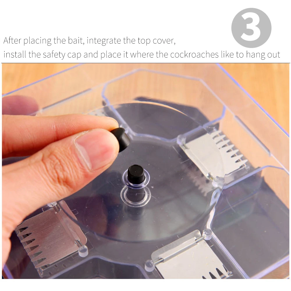 Домашние эффективные ловушки для тараканов коробка многоразовый ловушка Жуков