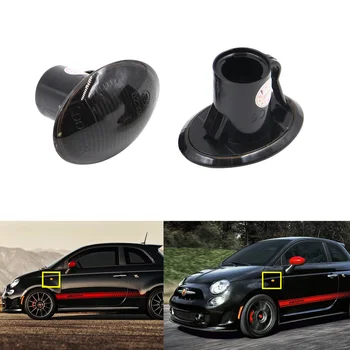 

2PCS Smoked OEM Side Marker Light Turn Signal Lamp For Fiat 4S 500 Mca MY201 3P Nuova