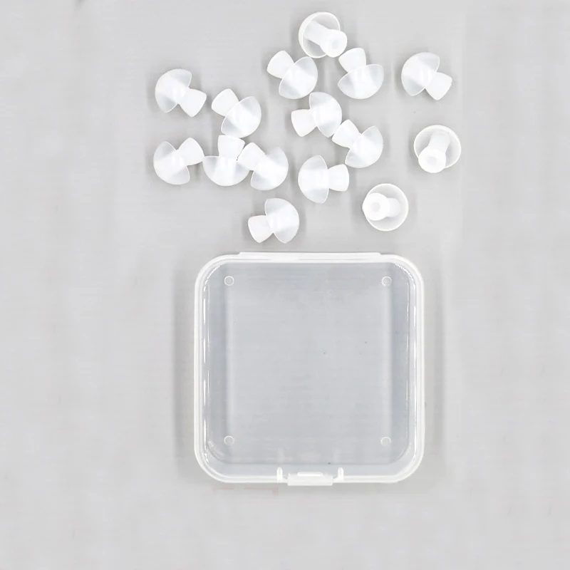 Ear caps Cushion For Earphone hearing aid In-Ear Eartips Silicone Earphone covers Tips Earbuds 2pcs/pair - 2