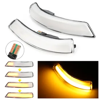 

2Pcs Rearview Mirror Indicator Light For Ford Focus Mk2 Mk3 Mondeo Mk4 High Quality Side Wing LED Turn Signal Light For Car Hot