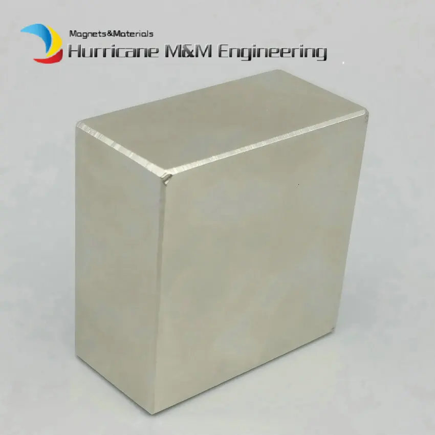 1 упаковка NdFeB Блок 40x40x20(+/-1) мм фильтр для воды Мощный Неодимовый Магнит Редкоземельные постоянные магниты класс N42 NiCuNi покрытием