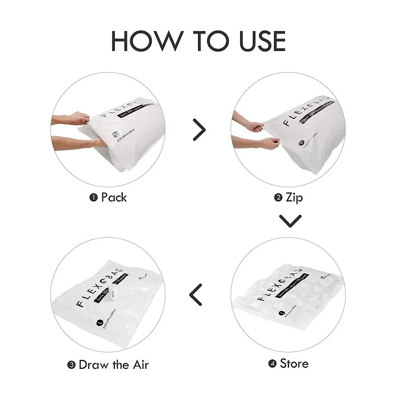 Рисунок 5 - Набор вакуумных пакетов FLEXTAILGEAR из 4 предметов