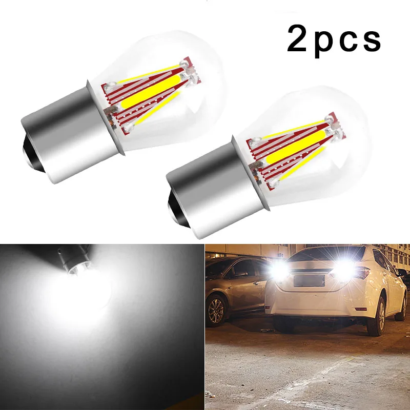 

2pcs 1156 BA15S P21W LED Bulbs 1157 BAY15D P21/5W Led BA15D BAU15S PY21W 800LM Car Turn Signal Lamp Light Auto Gadgets Car Goods