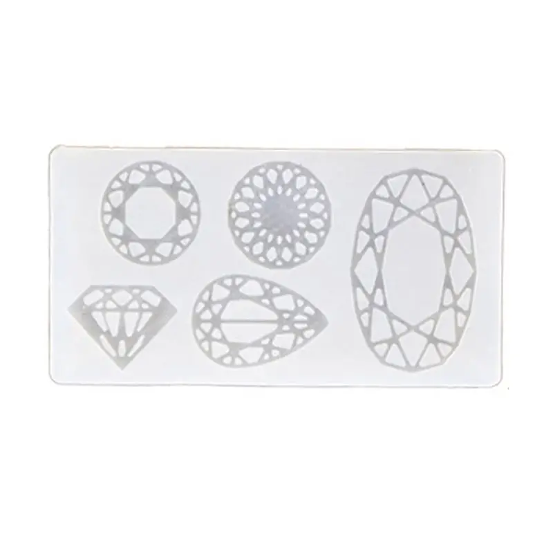

DIY Diamond Frame UV Mold Resin Casting Pendant Earrings DIY Jewelry Tools