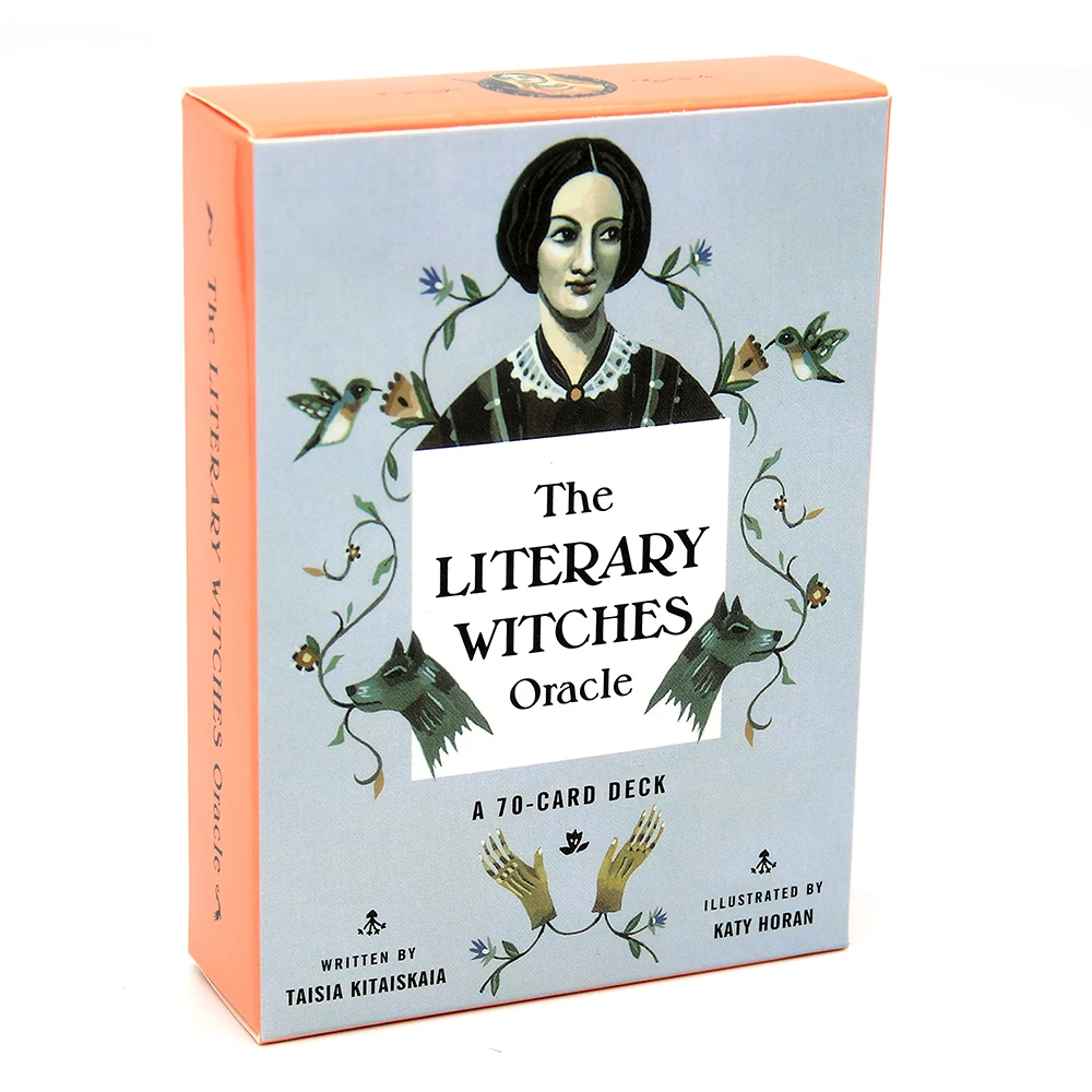 Cartas de oráculo de las brujas literarias, juego de mesa de fiesta familiar, 70 Uds.