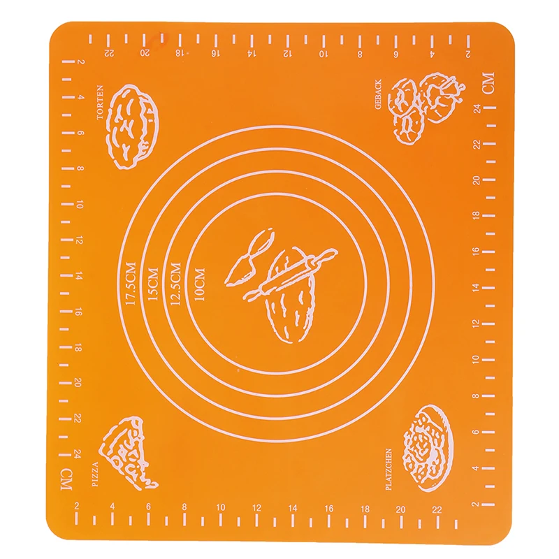 Bakeware Cooking Ex-large Silicone Mat for Oven Scale Rolling Dough Mat Rolling Fondant Pastry Mat Non-stick