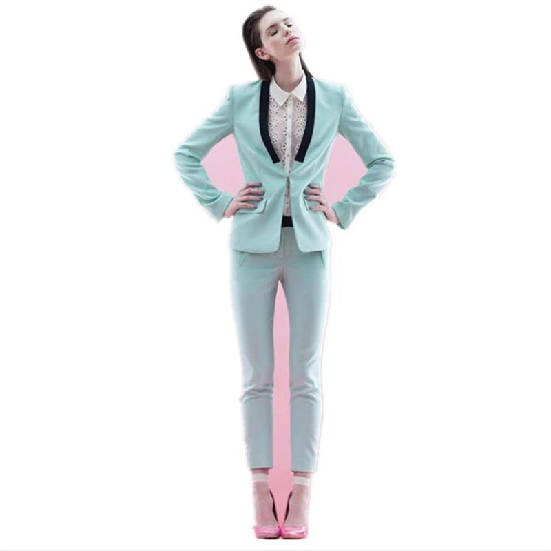 

ladies winter formal suits women suits blazer suit set female business office uniform elegant pant suits 2 piece set women