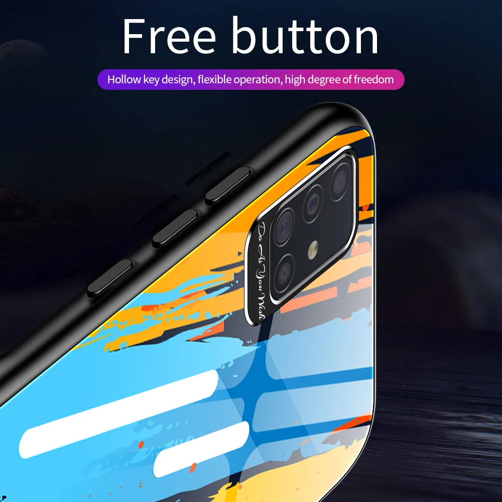 Metal Eye Protection Glass Case For Samsung Galaxy S20 Ultra S10 Plus E Note 10 Pro A51 A71 A70 A30S A50S A20 Back Cover Fundas Metal Eye Protection Glass Case For Samsung Galaxy S20 Ultra S10 Plus E Note 10 Pro A51 A71 A70 A30S A50S A20 Back Cover Fundas