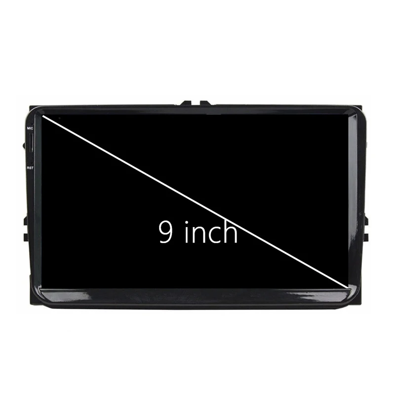 9 дюймов Android 8,0 двойной 2Din автомобильный Радио Gps авто радио 2 Din для Volkswagen/Passat/Golf/Skoda/Seat Wifi Bluetooth 2 Din
