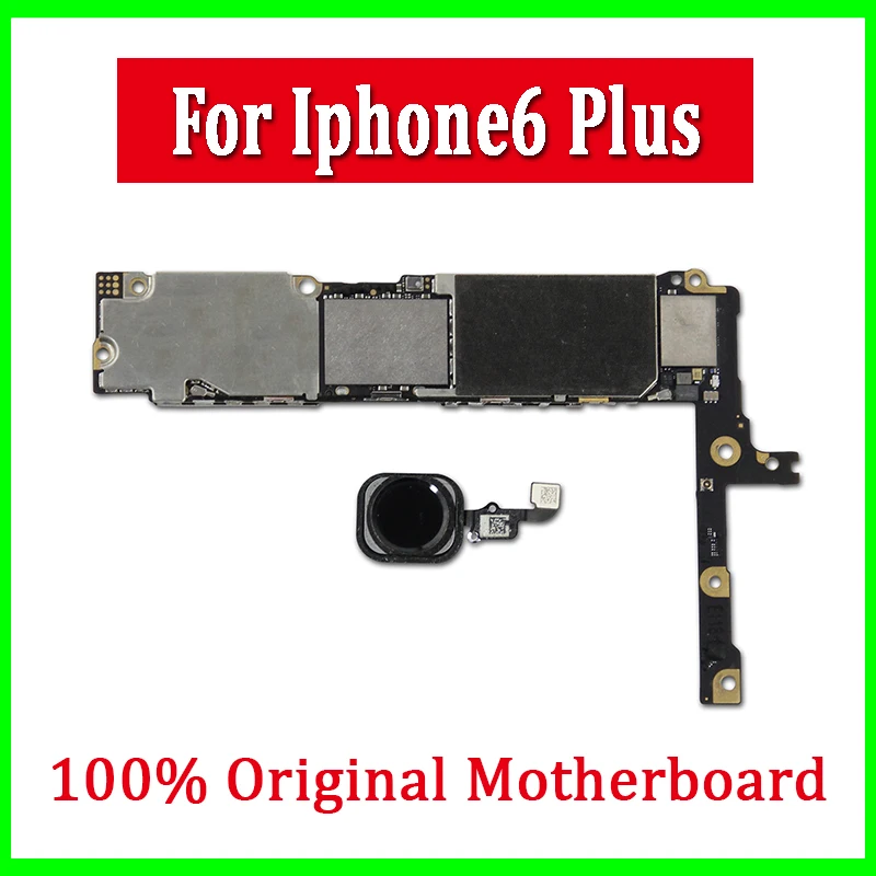 Для iphone 6 Plus материнская плата, материнская плата оригинальная Разблокировка для iphone 6 Plus с/без функции Touch ID полная рабочая материнская плата