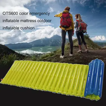 

Emergency Air Inflatable Cushion Ultralight Camping Mat Inflatable Mattress Sleeping Pad for Beach Camping Travel Outdoor Tools