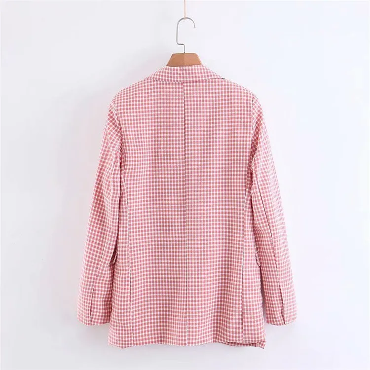 

Xz2004 Fold-down Collar One-Button Decoration Pattern Small Suit